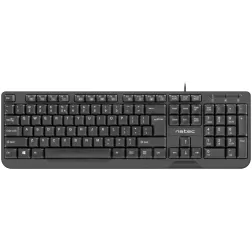 TECLADO NATEC TROUT SLIM USB NEGRO