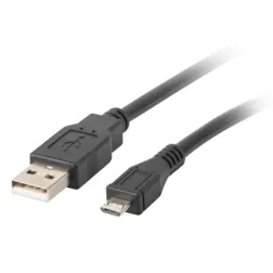 CABLE USB LANBERG 2-0 MACHO-MICRO USB MACHO 1M NEGRO