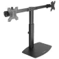 Soporte de Sobremesa para 2 Monitores TooQ DB1727TN-B- Giratorio- Inclinable- hasta 6kg
