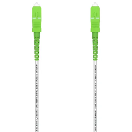 Cable de Fibra Óptica G657A2 3-0 Aisens A152-0495- LSZH- 3m- Blanco