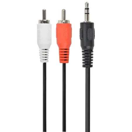 CABLE AUDIO GEMBIRD CONECTOR 3,5MM A RCA 2,5M