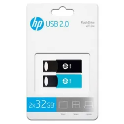 USB 2-0 HP 32GB X 2 TWIN