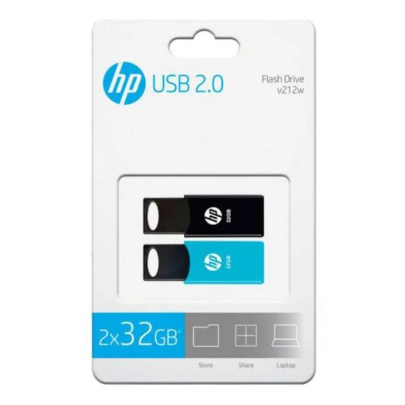 USB 2-0 HP 32GB X 2 TWIN