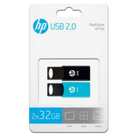MEMORIA USB 2-0 HP 2x32GB TWIN