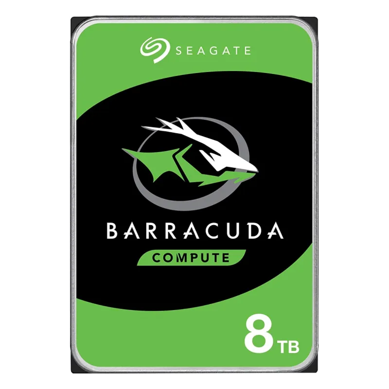Disco Duro Seagate BarraCuda 8TB- 3-5"- SATA III- 256MB