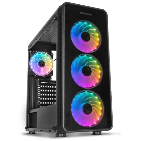 CAJA NOX HUMMER TGM RAINBOW ATX 1XUSB3-0 2XUSB2-0 NEGRO RGB