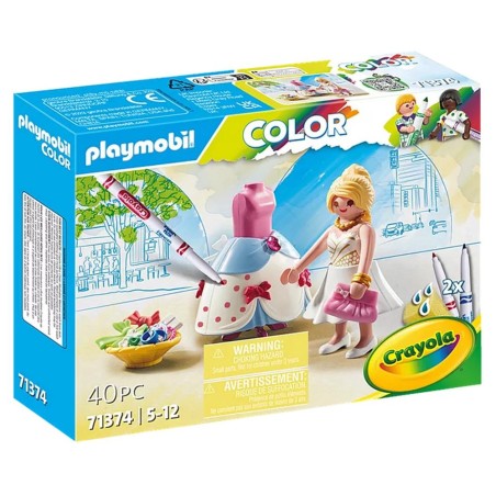 Playmobil color diseñadora moda