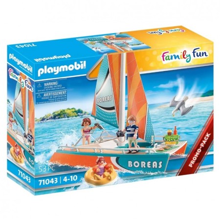 Playmobil family fun catamaran