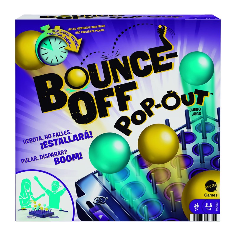 Juego mesa mattel bounce off pop - out!