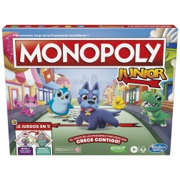 Juego mesa hasbro monopoly junior español