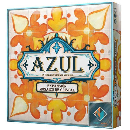 Juego mesa azul mosaico cristal pegi