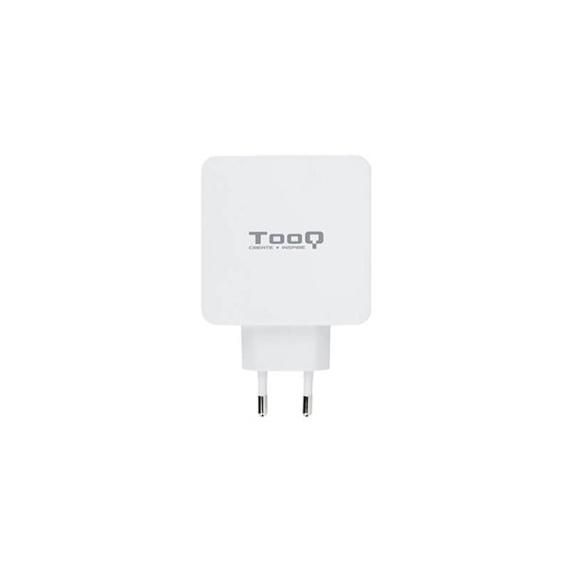 Cargador de Pared TooQ TQWC-2SC03WT- 1xUSB Tipo-C- 1xUSB- 48W