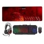 Pack Gaming Mars Gaming MCPRGB2- Teclado RGB + Ratón Óptico + Alfombrilla XXL + Auriculares