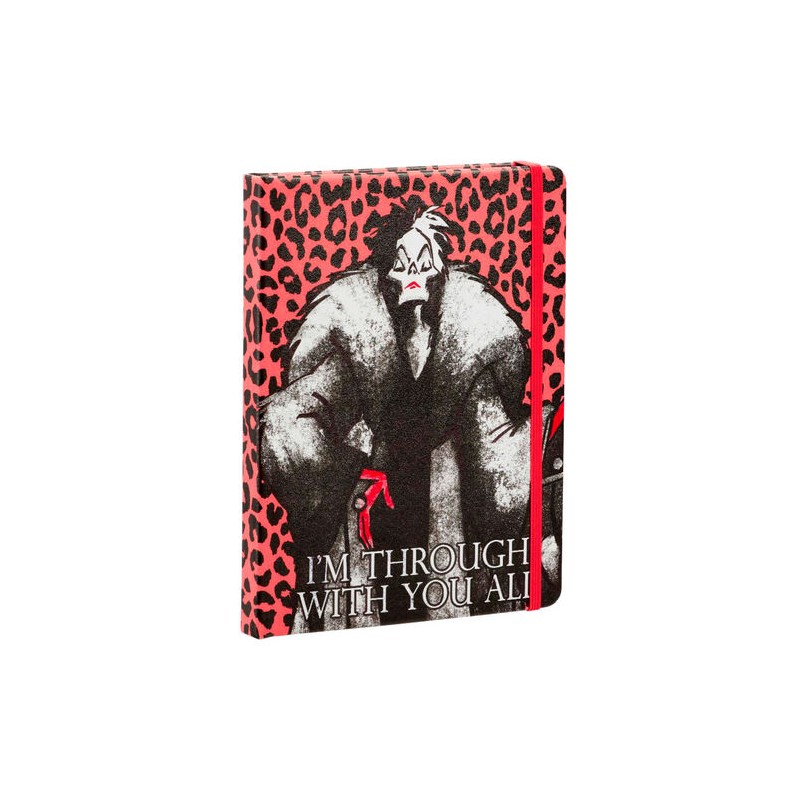 Libreta disney villanos cruella vil