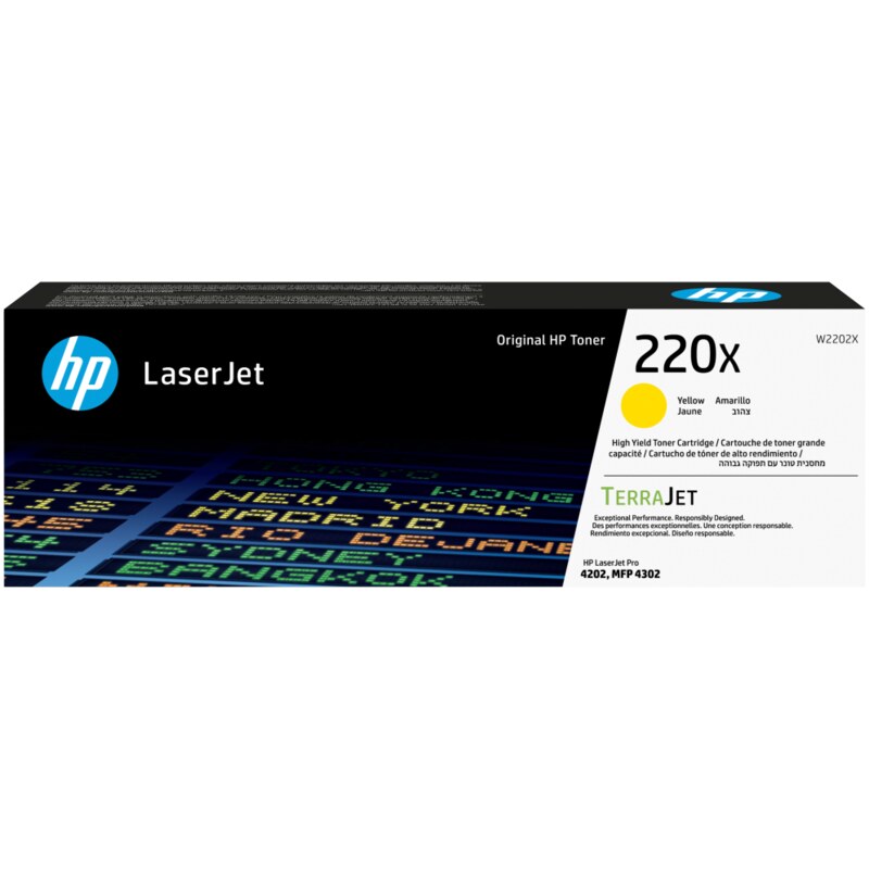 Toner hp 220x w2202x amarillo