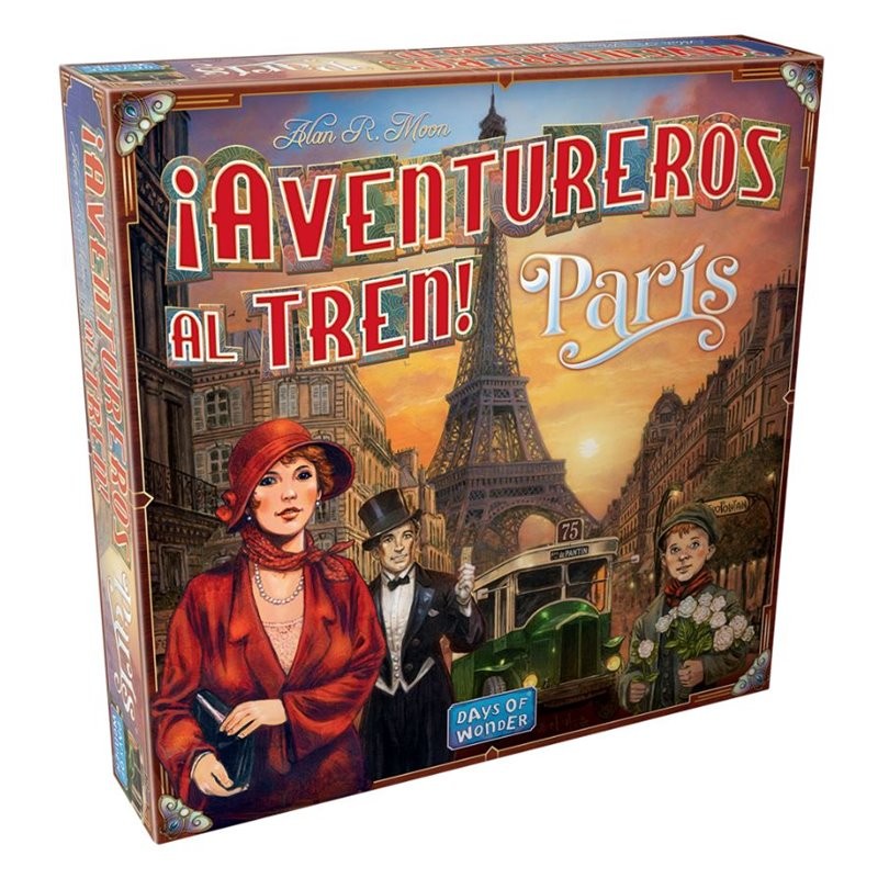 Juego mesa ¡aventureros al tren! paris