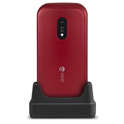 Telefono movil doro 6040 red white