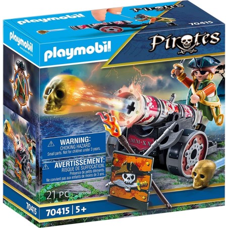 Playmobil pirates pirata con cañon