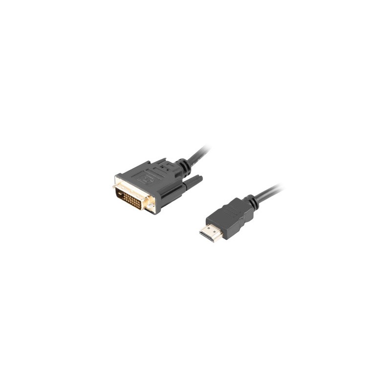 Cable hdmi lanberg macho dvi - d 24+1