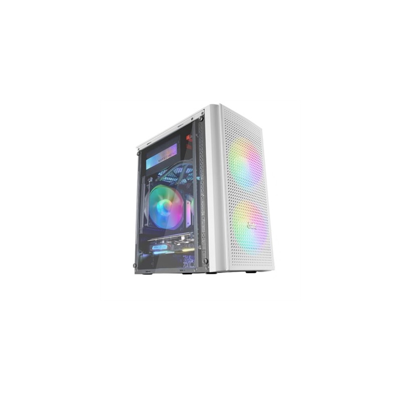 Caja Gaming Minitorre Mars Gaming MC300- Blanca