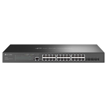 TP-Link Omada SG3428MP switch Gestionado L2+ Gigabit Ethernet (10/100/1000) Energía sobre Ethernet (PoE) 1U Negro