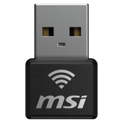 Nano adaptador wifi6 usb msi guax18n