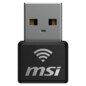 Nano adaptador wifi6 usb msi guax18n