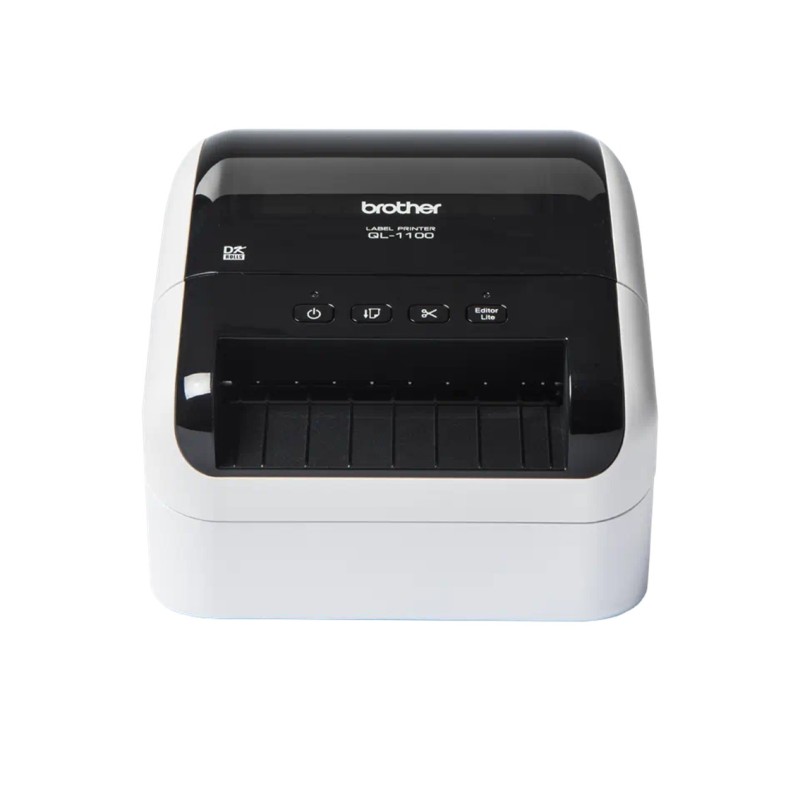 Impresora de Etiquetas Brother QL-1100C- Térmica- Ancho etiqueta 103mm- USB- Blanca y Negra
