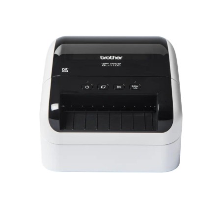 Impresora de Etiquetas Brother QL-1100C- Térmica- Ancho etiqueta 103mm- USB- Blanca y Negra
