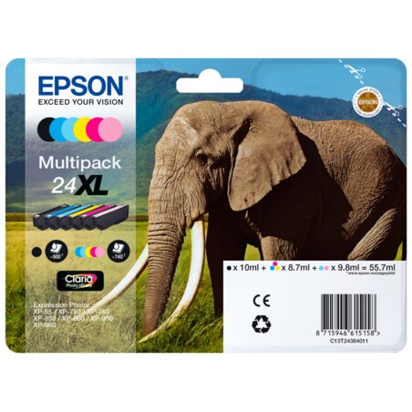 Cartucho tinta epson t243340 magenta xl