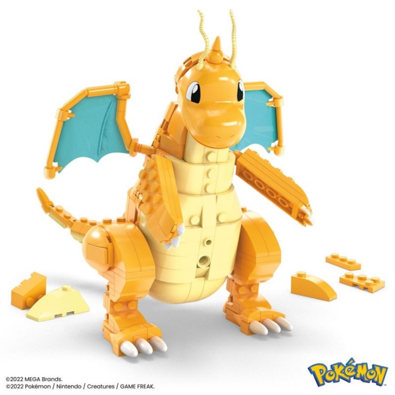 Figura mattel mega construx pokemon dragonite