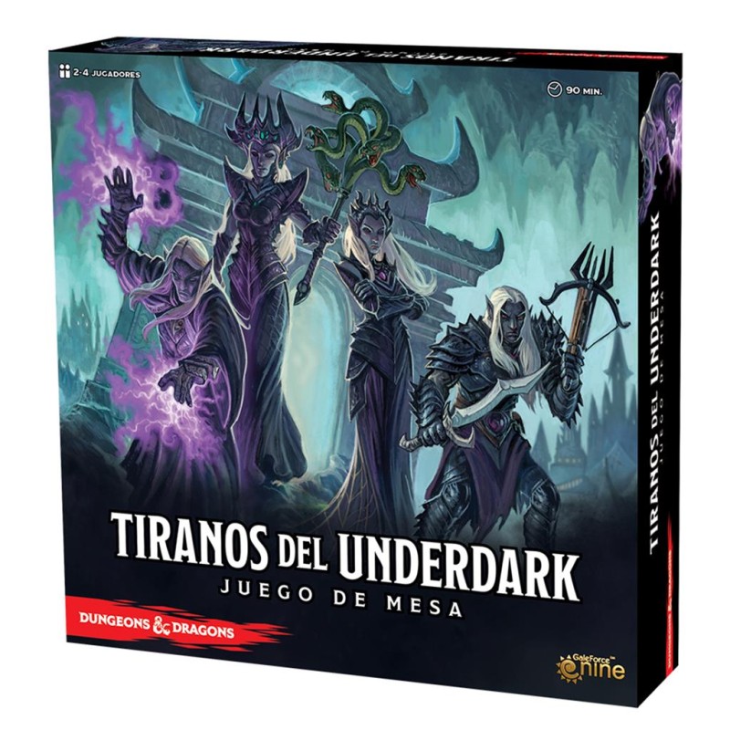 Juego mesa tiranos del underdark pegi