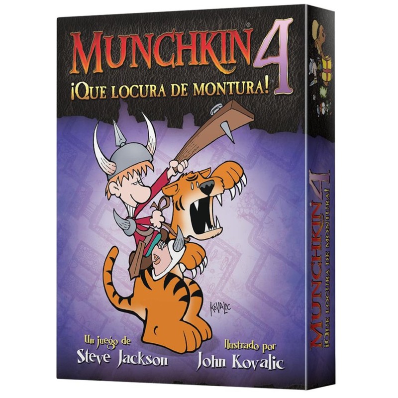 Juego mesa munchkin 4: ¡que locura