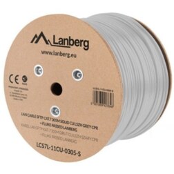 Bobina cat-7 lanberg sftp 305m solid