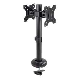 SOPORTE TOOQ MESA 2 PANTALLAS GIRA INCLI 17-32 NEGRO