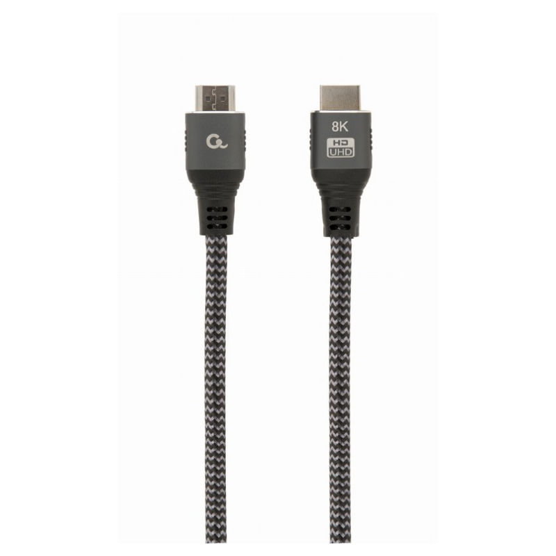 CABLE TRENZADO HDMI 2-1 8K 60HZ GEMBIRD SELECT PLUS SERIES CON ETHERNET 3M NEGRO