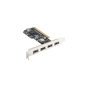 TARJETA PCI LANBERG 4X USB2-0 EXTERNOS + 1X USB2-0 INTERNO