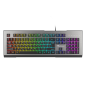 TECLADO GAMING GENESIS RHOD 500 RGB RETROILUMINADO ALUMINIO