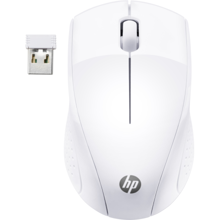 Ratón Inalámbrico HP 220- Hasta 1600 DPI- Blanco Nieve