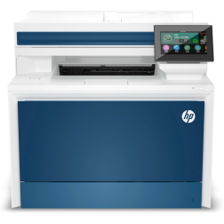 IMPRESORA HP MULTIFUNCION LASERJET COLOR PRO 4302FDN FAX DUPLEX BLANCA Y AZUL