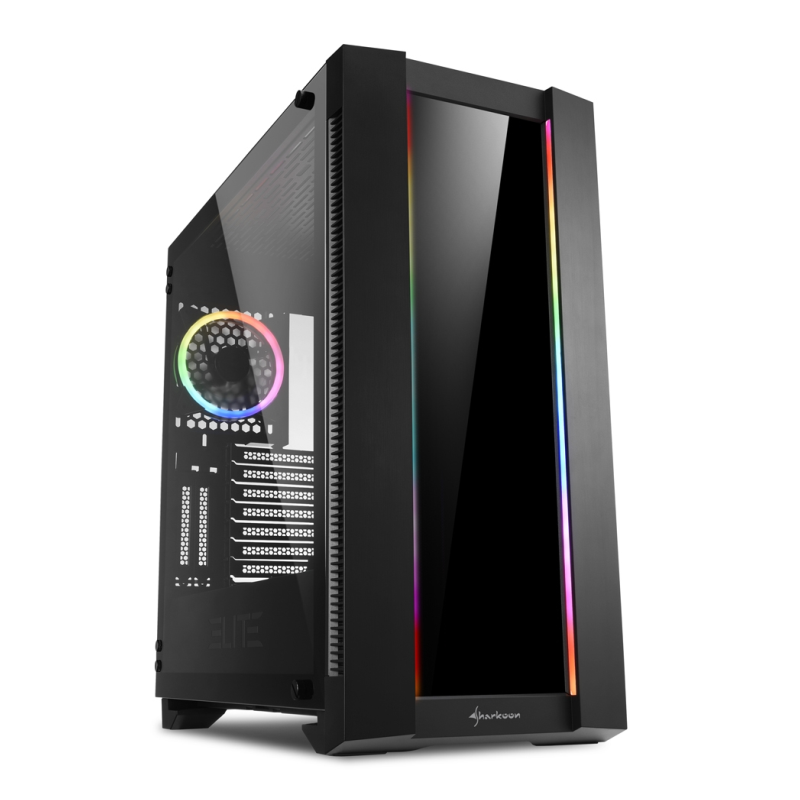 CAJA SHARKOON ELITE SHARK CA200G ATX 2XUSB3-0 SIN FUENTE