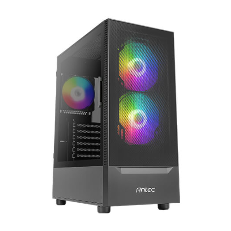 CAJA GAMING ANTEC NX410 ATX 2XUSB2-0 1XUSB3-0 SIN FUENTE NEG RGB