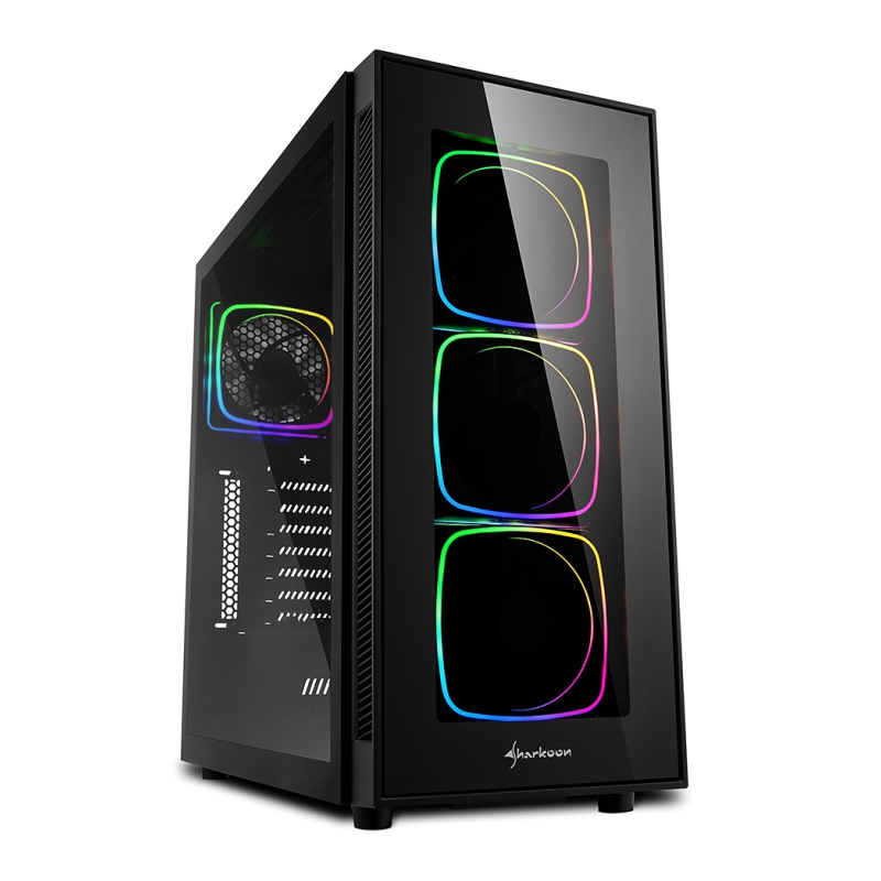 CAJA SHARKOON TG6 ATX 2XUSB3-0 2XUSB2-0 SIN FUENTE RGB