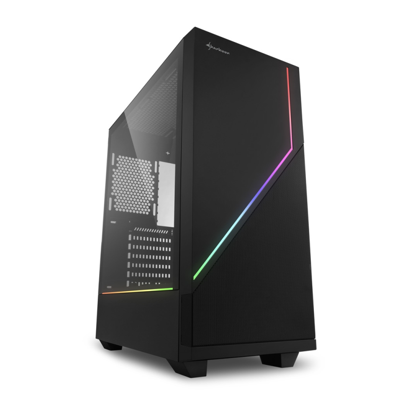 CAJA SHARKOON RGB FLOW ATX 2XUSB3-0 SIN FUENTE