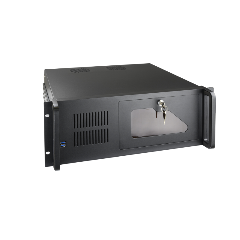 CAJA RACK IPC TOOQ 406N 19" ATX USB 3,0,ACERO,SIN FUENTE,CON LLAVE