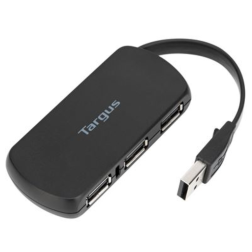 HUB USB TARGUS 4 PUERTOS USB NEGRO