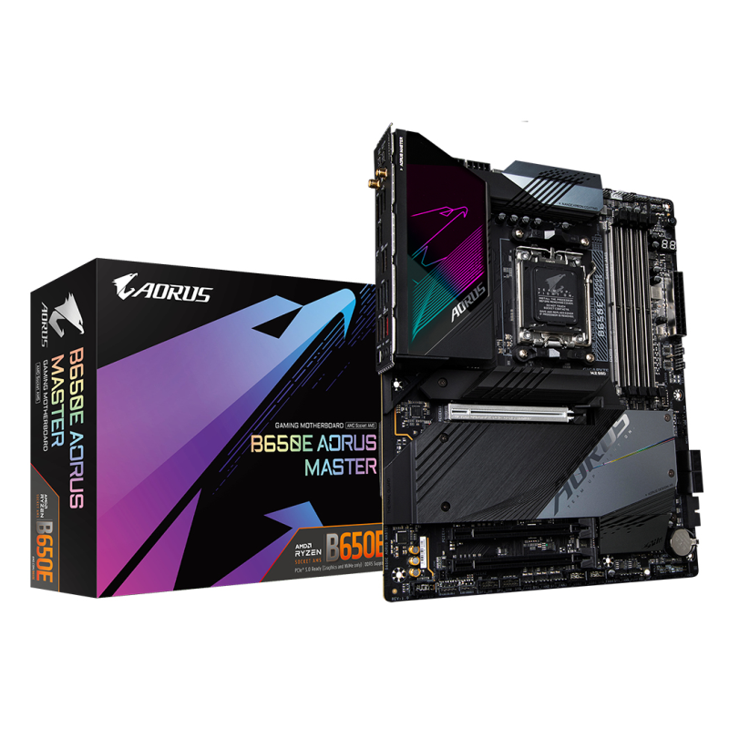 PLACA BASE GIGABYTE B650E AORUS MASTER AM5 ATX 4XDDR5