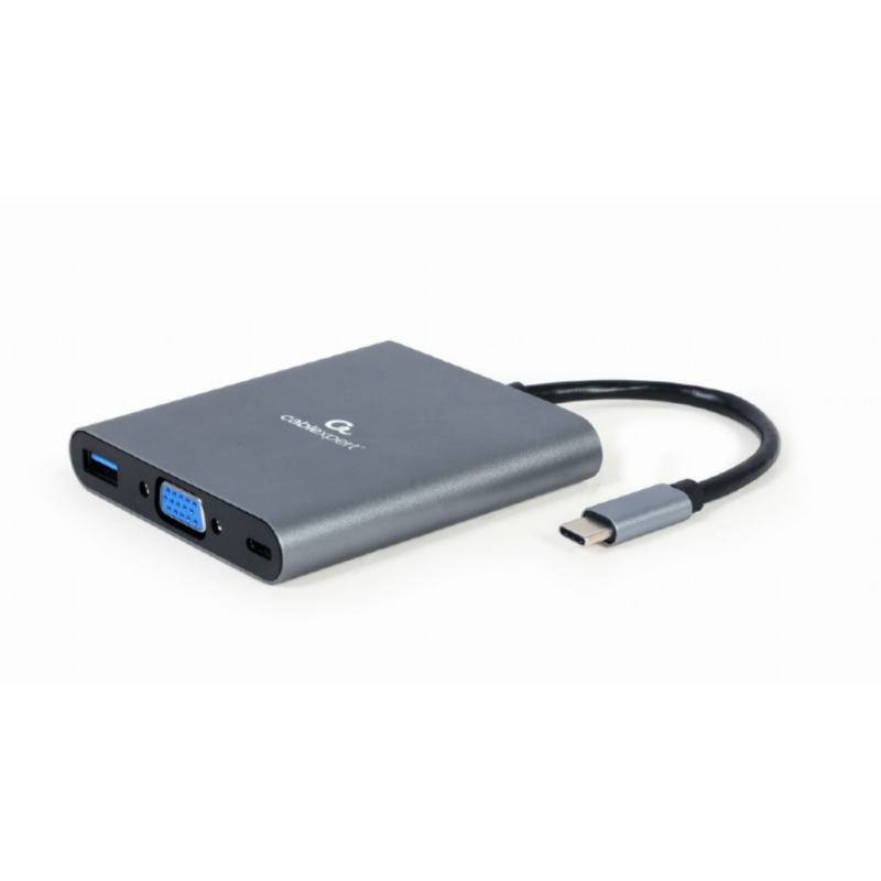 HUB GEMBIRD 6 EN 1 USB C GRIS