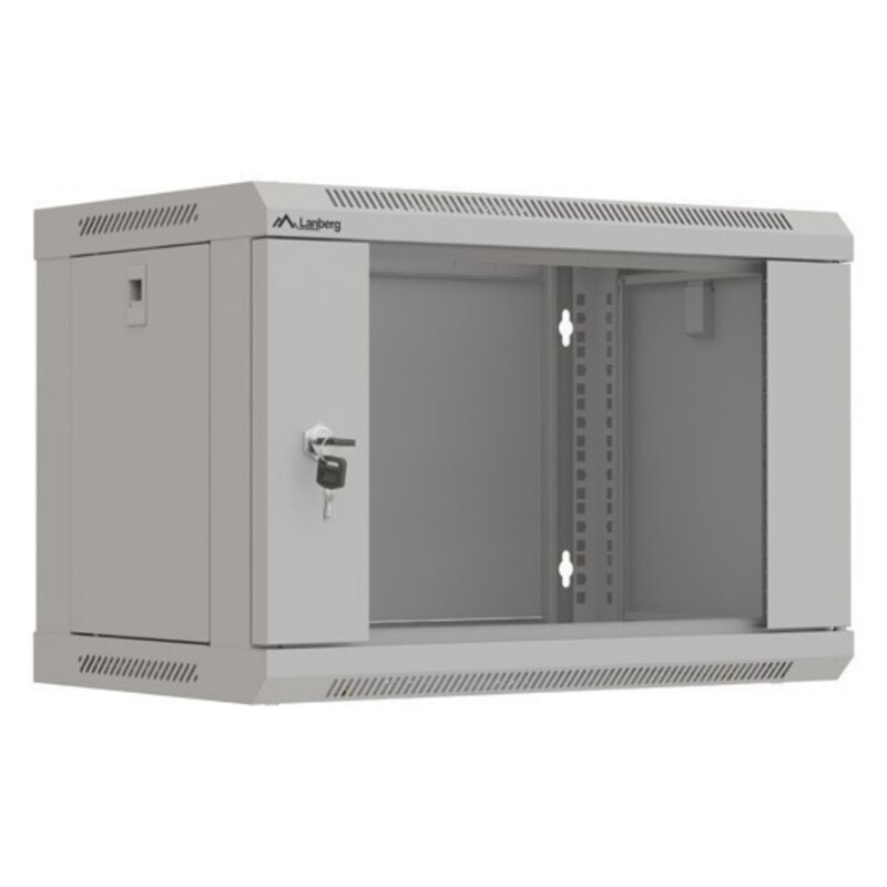Armario lanberg 19 pulgadas 6u 540x350 gris