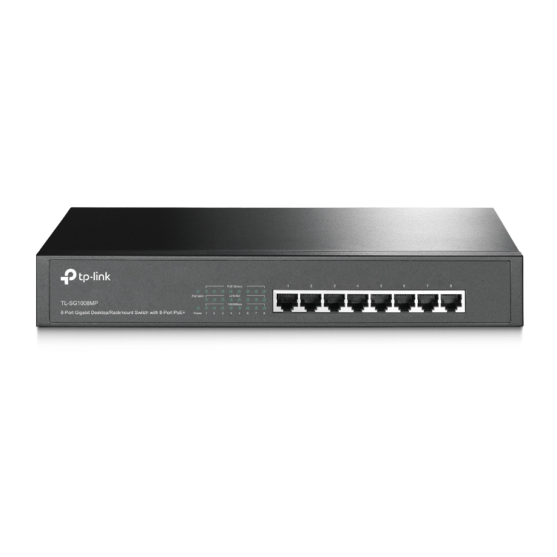 SWITCH TP-LINK 8-PORT GIGABIT SWITCH WITH 8-PORT POE+